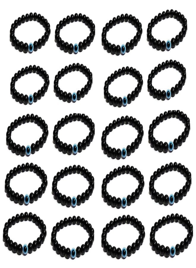 PARTISH Evil Eye Friendship Bands For Boys, Girls And Best Friends (EVIL EYE PACK OF 20) - Image 1
